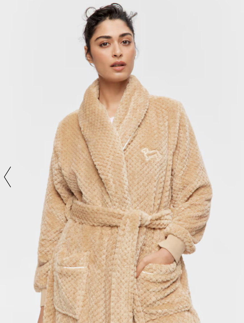 Peter's Caramel Jacquard Full Length Gown